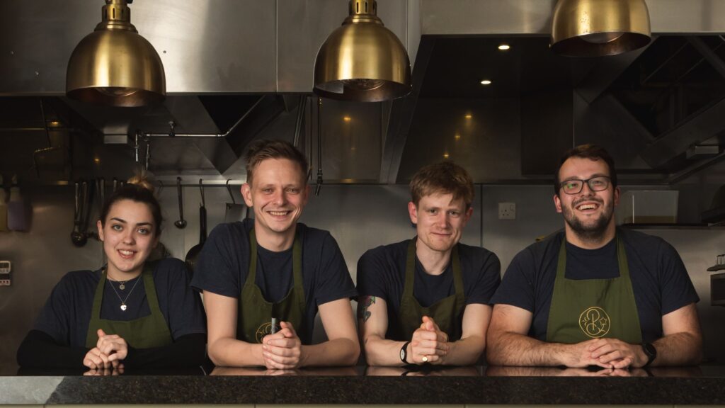 The kitchen team at Pentonbridge Inn
