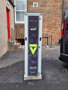 The Eco V charging station
